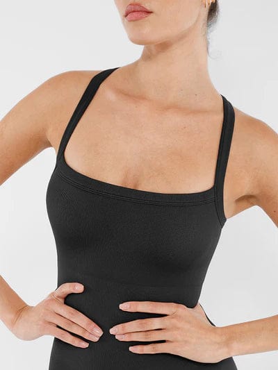 CurvyPower | UK bodysuit Waist and Tummy Shaping Seamless Sports Bodysuit