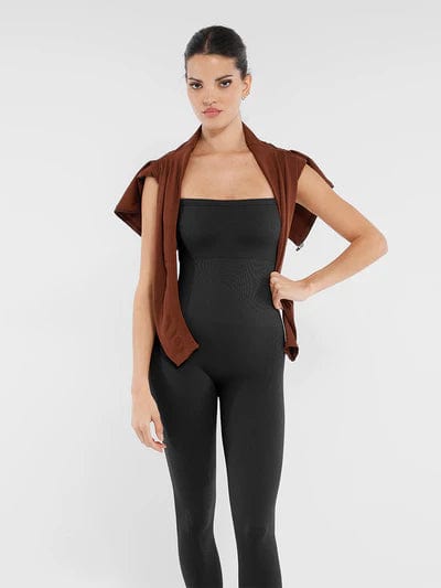 CurvyPower | UK bodysuit Waist and Tummy Shaping Seamless Sports Bodysuit