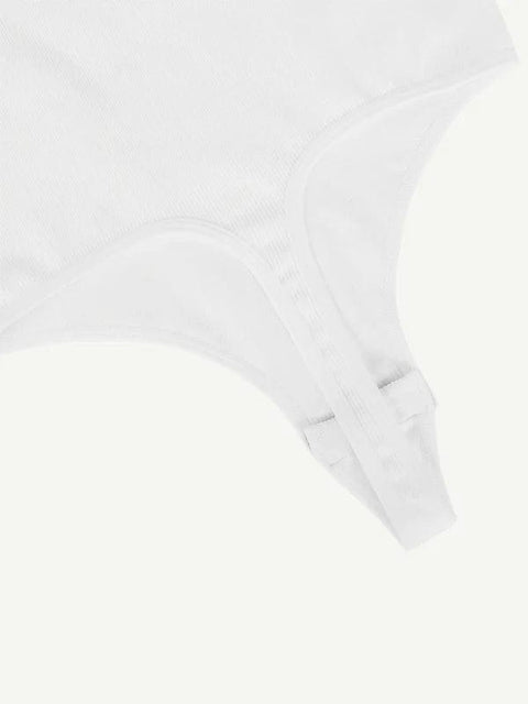 CurvyPower | UK bodysuit Waist-Sculpting Tummy Control One-Shoulder Shapewear Bodysuit