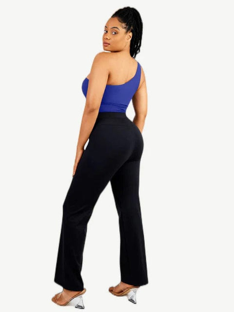 CurvyPower | UK bodysuit Waist-Sculpting Tummy Control One-Shoulder Shapewear Bodysuit