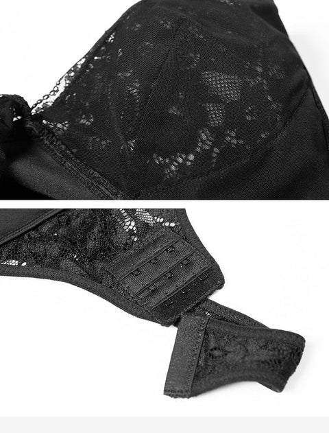 CurvyPower | UK bodysuit Waist Slimming Shaping Bodysuit with Built-In Bra and Lace Underwear