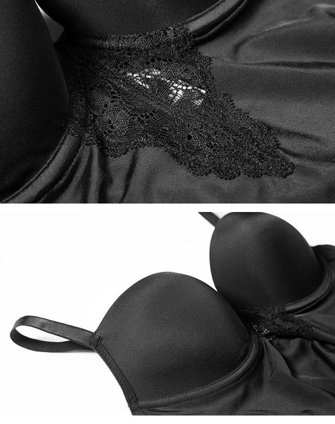 CurvyPower | UK bodysuit Waist Slimming Tummy Control Lace Shaping Bodysuit