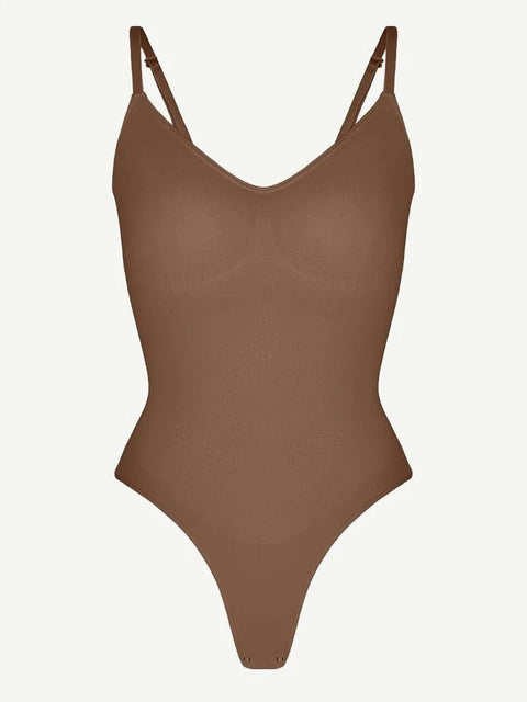 CurvyPower | UK bodysuit Women Seamless Thong Shaping Bodysuit