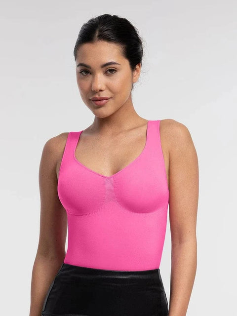 CurvyPower | UK bodysuit Women Tummy Control and Bust Support Shaping Bodysuit with T-Back Brief