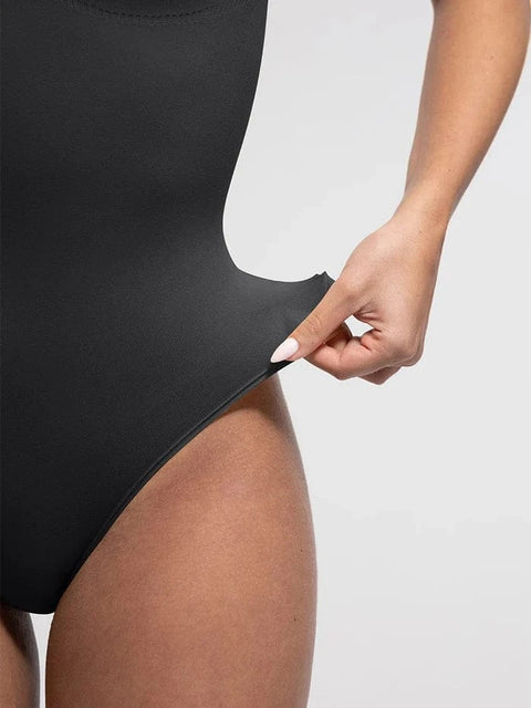 CurvyPower | UK bodysuit Women Tummy Control and Bust Support Shaping Bodysuit with T-Back Brief