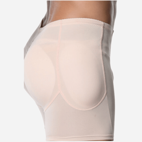 CurvyPower | UK Men's Compression Shapewear Boxer Shorts Body Sculpting Fit Beige