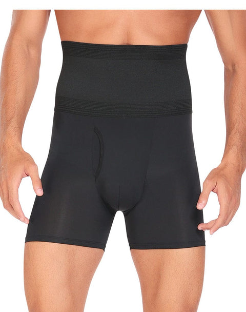 CurvyPower | UK Boxer Shorts Men's High Waist Slimming and Tummy Control Shaping Boxer Shorts