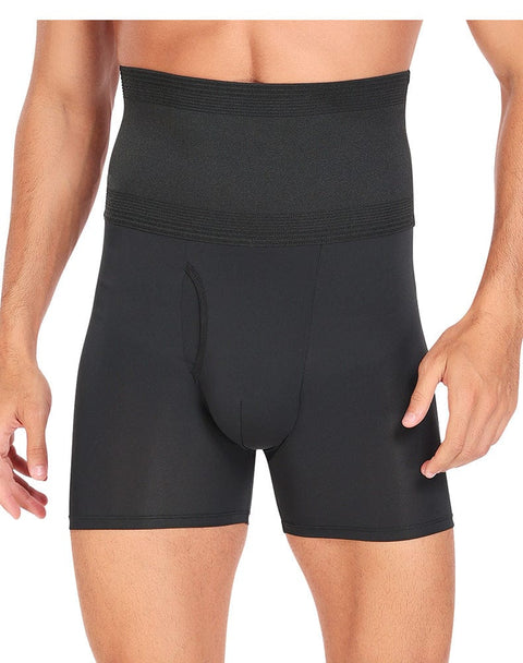 CurvyPower | UK Boxer Shorts Men's High Waist Slimming and Tummy Control Shaping Boxer Shorts