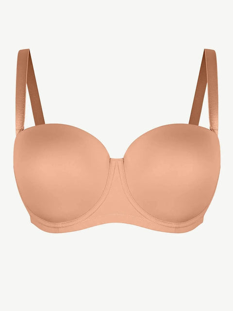 CurvyPower | UK Bra Push-Up Underwire Strapless Bra