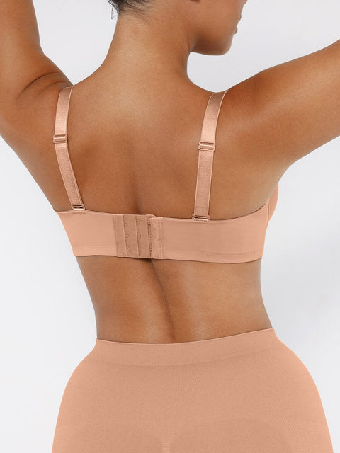 CurvyPower | UK Bra Push-Up Underwire Strapless Bra