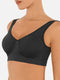 CurvyPower | UK Bras Black / S Wide-Back Seamless Shaping Bra with Bust Support