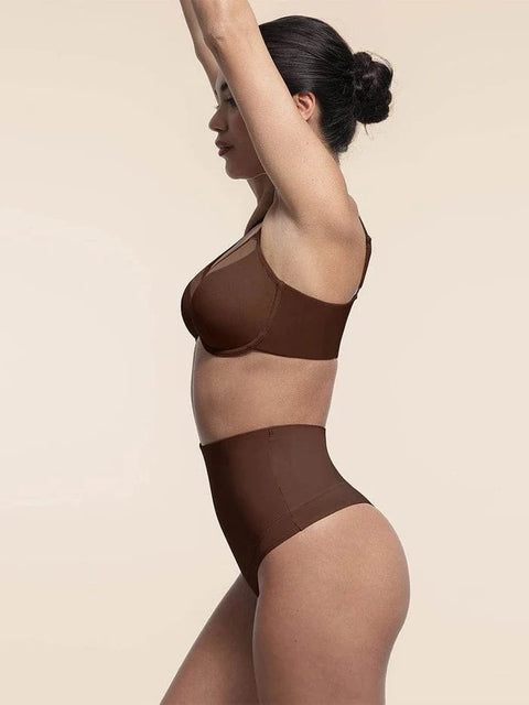 CurvyPower | UK Bras Comfortable Push Up Sheer Mesh Underwire Bra with Adjustable Straps