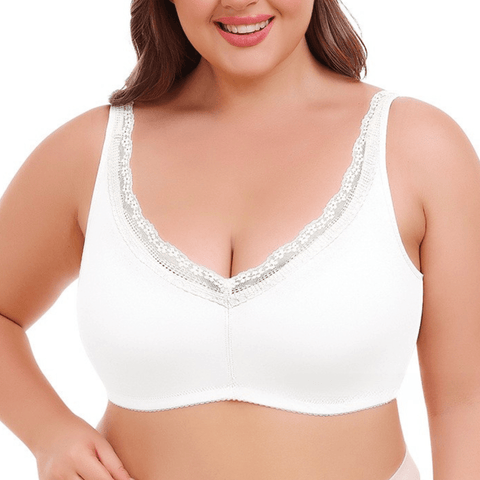 CurvyPower | UK Bras Full Cup Plus Size  Lace Push Up Bra