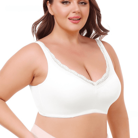 CurvyPower | UK Bras Full Cup Plus Size  Lace Push Up Bra