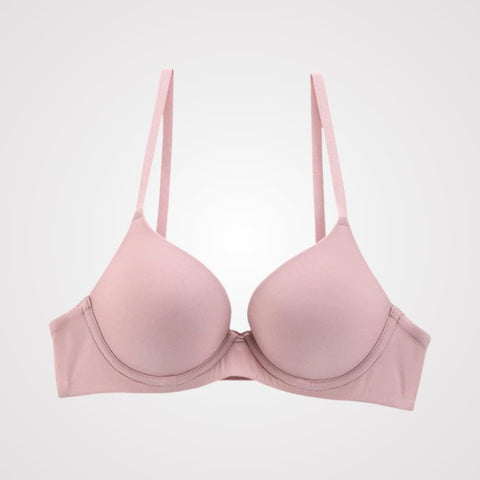 CurvyPower | UK Bras Pink / 70B/32B Comfortable Push Up Supportive Underwire Bra Anti-Sagging Lift
