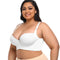 CurvyPower | UK Bras Plus Size Comfortable Longline Push Up Bra with Adjustable Straps