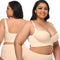 CurvyPower | UK Bras Plus Size Comfortable Longline Push Up Bra with Adjustable Straps