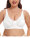 CurvyPower | UK Bras Plus Size Front Fastening Shaping Support Lace Bra