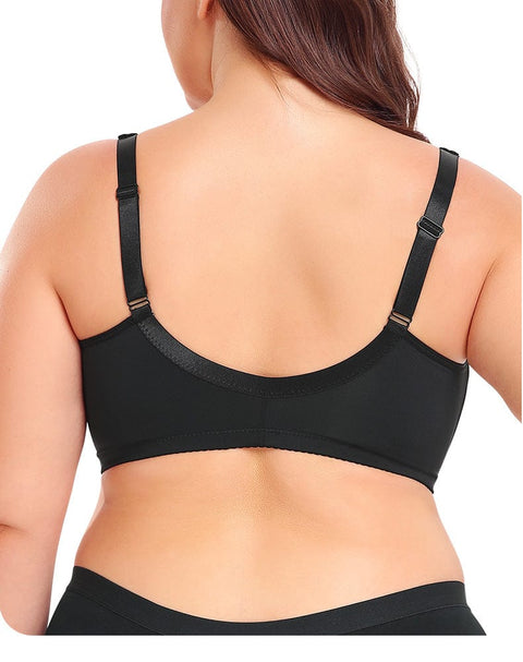 CurvyPower | UK Bras Plus Size Front Fastening Shaping Support Lace Bra