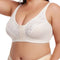 CurvyPower | UK Bras Plus Size Front Fastening Shaping Support Lace Bra