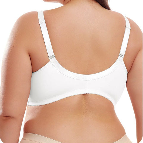 CurvyPower | UK Bras Plus Size Front Fastening Shaping Support Lace Bra