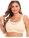 CurvyPower | UK Bras Plus Size Wired Sports Bra with Adjustable Straps