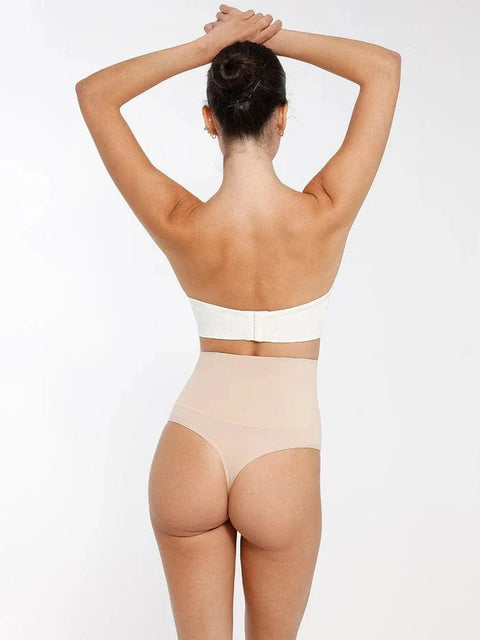 CurvyPower | UK Bras Seamless Bandeau Strapless Brassiere Non Wired push up Bra with Removable Pads