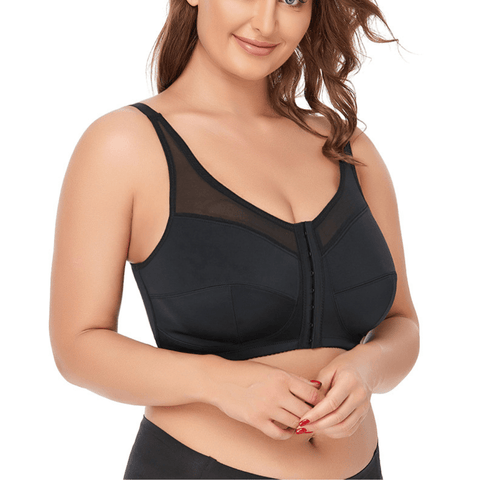 CurvyPower | UK Bras Seamless Full-Cup Wireless Shaping Support Bra