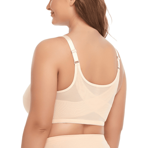 CurvyPower | UK Bras Seamless Full-Cup Wireless Shaping Support Bra