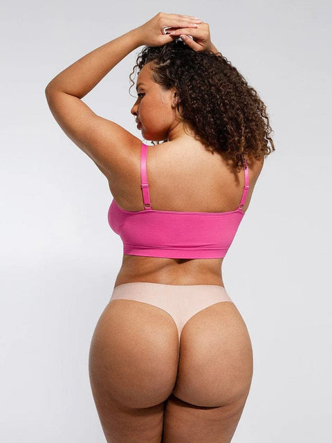 CurvyPower | UK Bras Seamless Non Wired Pushup High Support Bra With Adjustable Straps