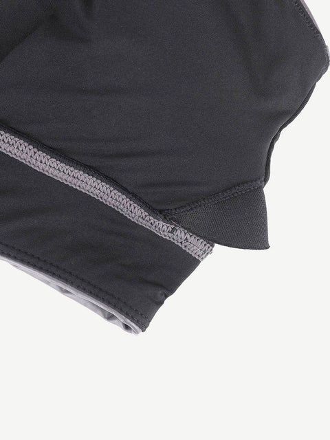 CurvyPower | UK Bras Silver Film Shaping Sauna Sports Bra with Removable Cups