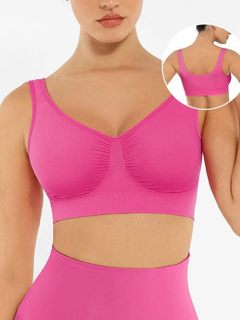 CurvyPower | UK Bras Wide-Back Seamless Shaping Bra with Bust Support