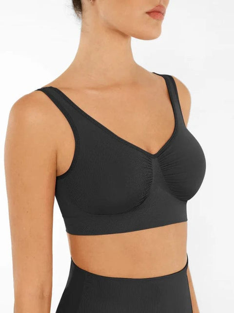 CurvyPower | UK Bras Wide-Back Seamless Shaping Bra with Bust Support