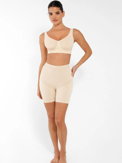 CurvyPower | UK Bras Wide-Back Seamless Shaping Bra with Bust Support