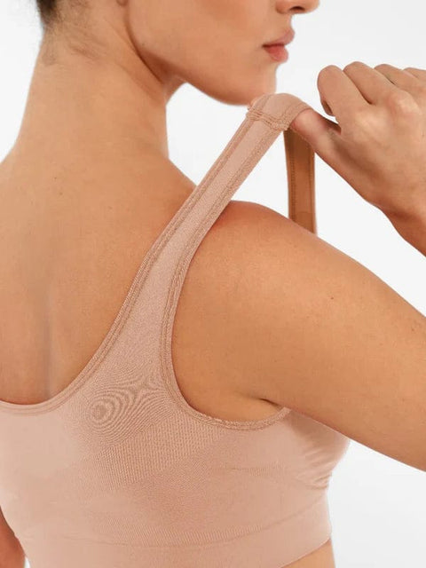 CurvyPower | UK Bras Wide-Back Seamless Shaping Bra with Bust Support