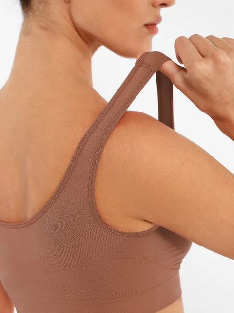 CurvyPower | UK Bras Wide-Back Seamless Shaping Bra with Bust Support