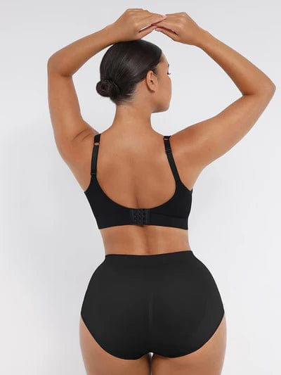 CurvyPower | UK Bras Wireless Shapewear Bra with Wide Straps for Seamless Bust Support