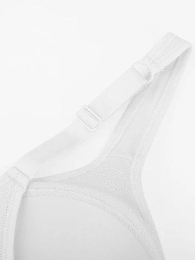 CurvyPower | UK Bras Wireless Shapewear Bra with Wide Straps for Seamless Bust Support