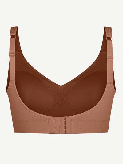 CurvyPower | UK Bras Wireless Shapewear Bra with Wide Straps for Seamless Bust Support