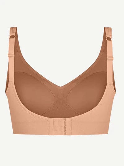 CurvyPower | UK Bras Wireless Shapewear Bra with Wide Straps for Seamless Bust Support
