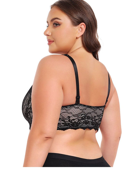 CurvyPower | UK Bras Women Plus Size Full Cup Front Closure Push Up Bra
