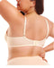 CurvyPower | UK Bras Women Plus Size Lace Bra with Built-In Skeleton Chest Support