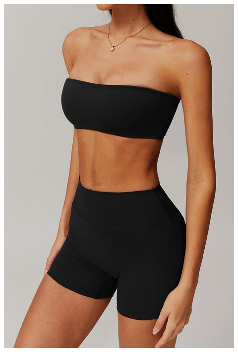 CurvyPower | UK Bras Women Strapless Tube Top Fitness Yoga Bra