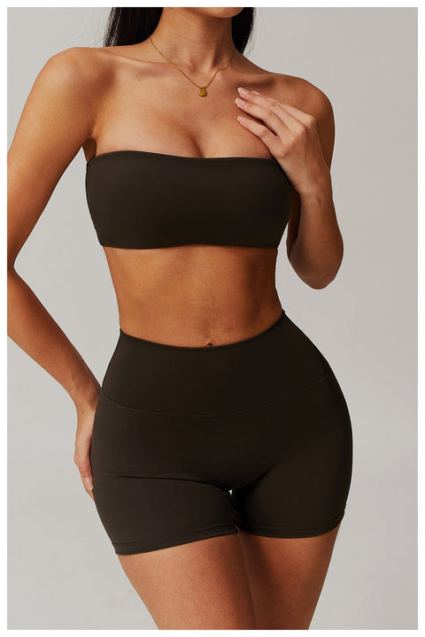 CurvyPower | UK Bras Women Strapless Tube Top Fitness Yoga Bra