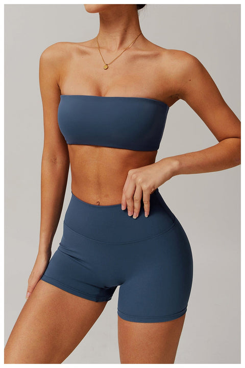 CurvyPower | UK Bras Women Strapless Tube Top Fitness Yoga Bra