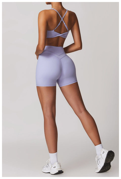 CurvyPower | UK Bras Women Support Sports Yoga Bra with Adjustable Cross Shoulder Straps