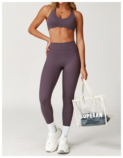 CurvyPower | UK Bras Women Support Sports Yoga Bra with Adjustable Cross Shoulder Straps