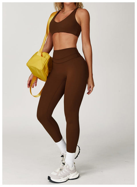 CurvyPower | UK Bras Women Support Sports Yoga Bra with Adjustable Cross Shoulder Straps