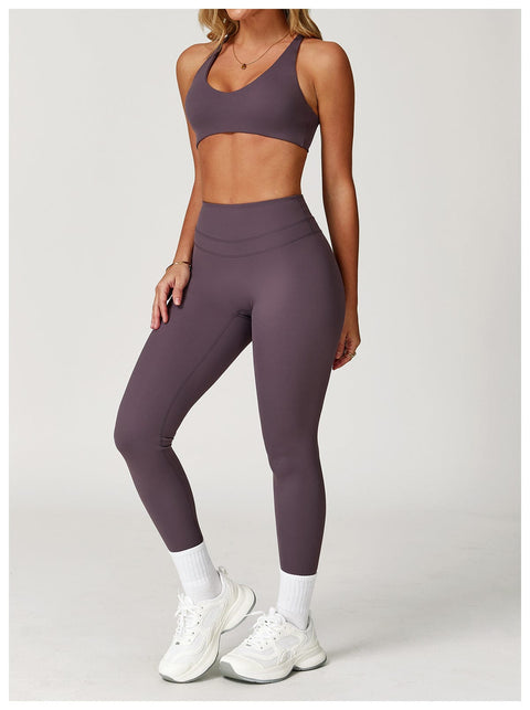 CurvyPower | UK Bras Women Support Sports Yoga Bra with Adjustable Cross Shoulder Straps