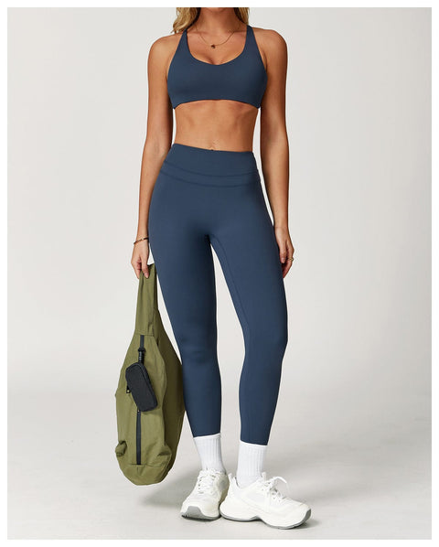 CurvyPower | UK Bras Women Support Sports Yoga Bra with Adjustable Cross Shoulder Straps